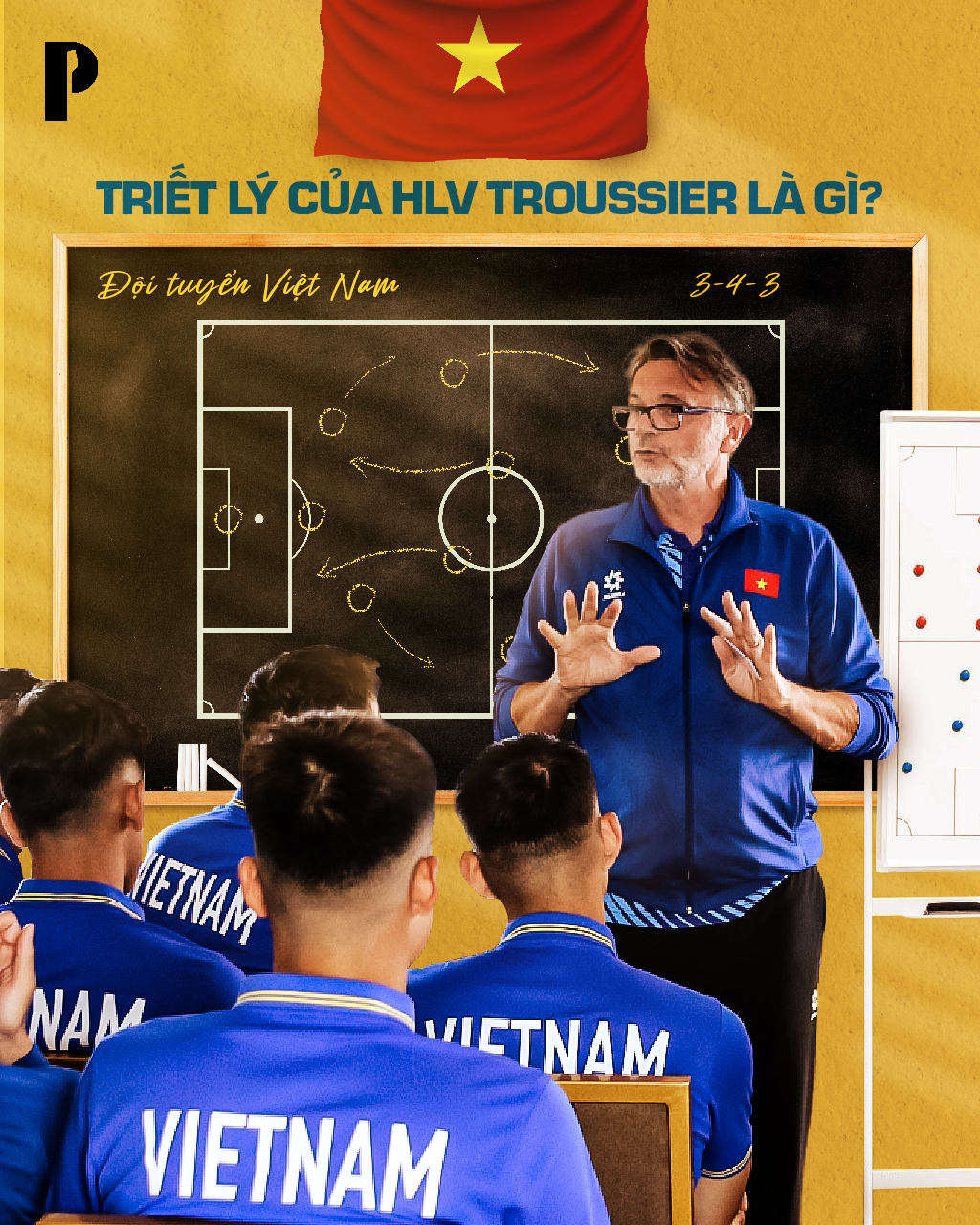 Triest lý của HLV Troussier là uuw tiên kiểm soát bóng